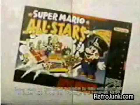 Super Mario World &  Super Mario All-Stars USA Commercial