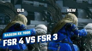 FSR 4 vs FSR 3 on Radeon RX 7800 XT | Graphics Comparison | Which looks better