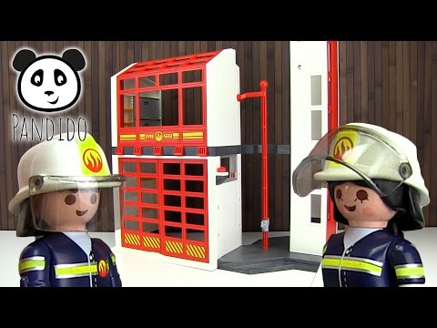 PLAYMOBIL Fire Station 🔥 Let's unbox and play! - Pandido Toys
