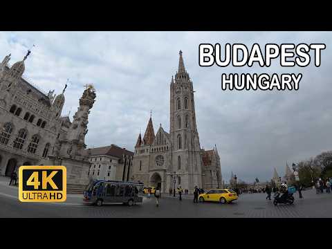 Walking Through Budapest Castle District 🇭🇺 | Buda Castle & Historic Views [4K Ultra HD/60fps]