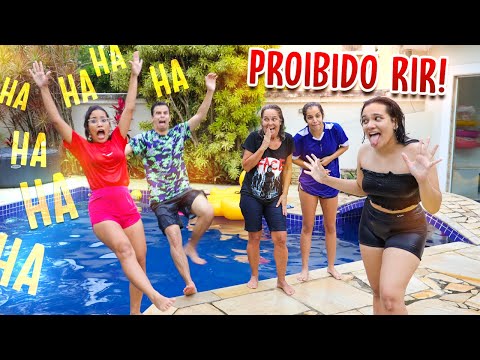 IF YOU LAUGH YOU'LL FALL IN THE POOL! - IMPOSSIBLE! - VERY FUNNY!