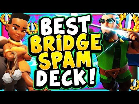 CAN WE GET 12 WINS with BEST BRIDGE SPAM DECK in CLASH ROYALE?