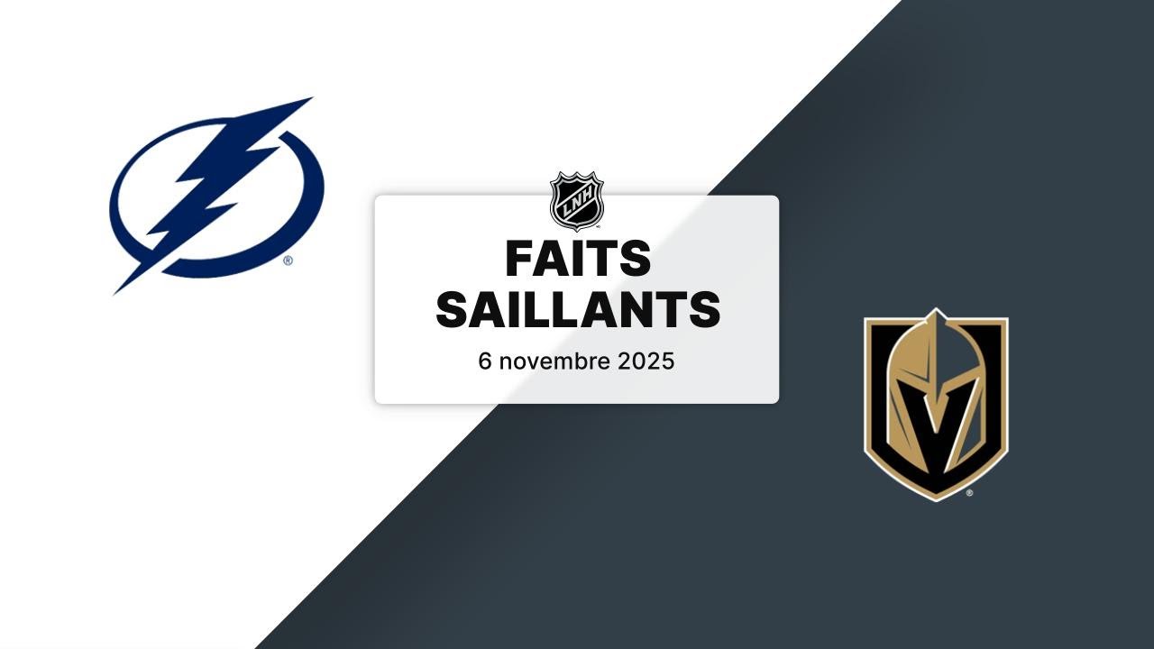 Lightning vs Golden Knights 6/11/25 | Faits saillants