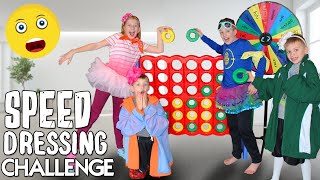 Speed Dressing Challenge!!! Wearing Our Sister&#39;s Clothes!