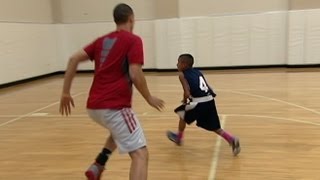 Short Varsity Basketball Player Schools the Bigger Kids
