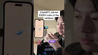 ChatGPT tries to list all 16M colors as Morgan Freeman 🫡 #ai #chatgpt #morganfreeman