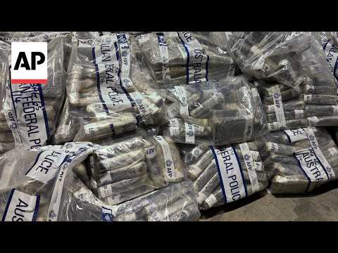 Australian police announce country's biggest-ever cocaine seizure