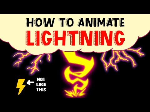 How To Animate Better LIGHTNING ⚡ 2D Animation Tutorial