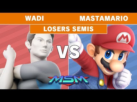 MSM 187 - WaDi (Wii Fit Trainer) Vs. POW | MastaMario (Mario) Losers Semis