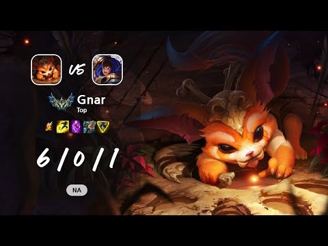 Gnar Top vs Garen - NA Challenger Patch 13.13