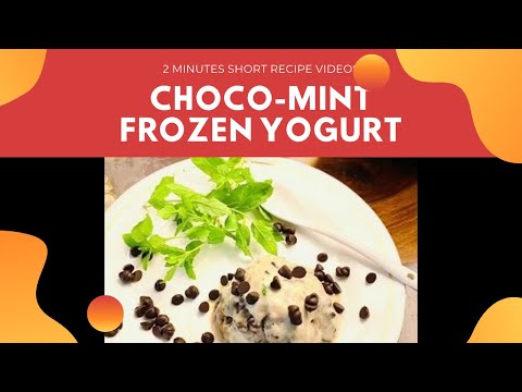 Chocolate Frozen yogurt | Keto ice cream
