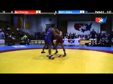 74 KG Ben Provisor (USA) vs Viktor Lorincz (HUN)