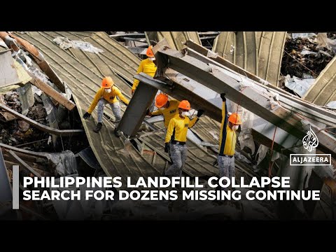 Philippines landfill collapse kills six as search for dozens ...