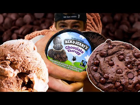 BEN & JERRY'S CHOCOLATE THERAPY REVIEW! Too MUCH Chocolate?!