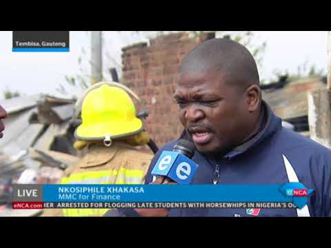 Shack fire in Tembisa