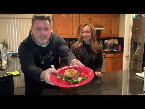 Garlic Butter Crusted Grilled Sea Bass Recipe