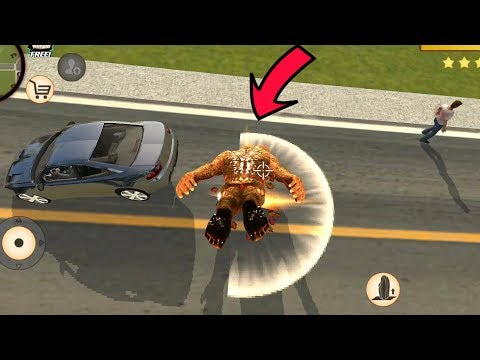Stone Giant - (Giant Man Fly) Stone Giant - Fight Policeman - Stone Giant Destroy Police Car - HD