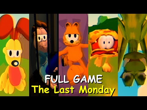 The Last Monday Full Game & Ending Playthrough Gameplay (Garfield Horror Game)