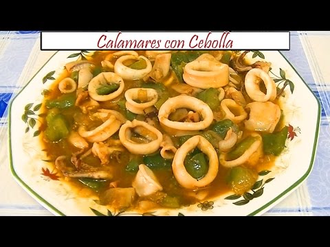 Calamares con Cebolla | Receta de Cocina en Familia