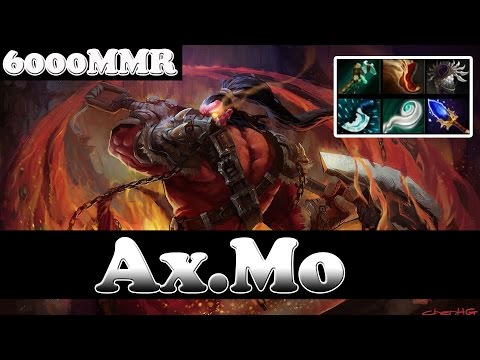 Dota 2 - Ax.Mo 6000 MMR Plays Axe Vol 1  - Ranked Match Gameplay!