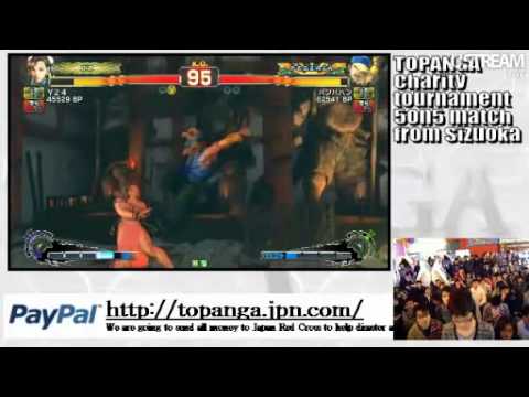 SSF4 AE: Y24 (Chun-Li) vs banbaban (Yun) - TOPANGA Cup