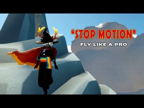 How To Fly Better Like A Pro - Stop Motion Trick | Sky Children of The Light | Sky Cotl Flying Trick