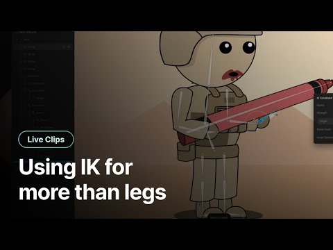 Help your character hold onto an object with IK constraints