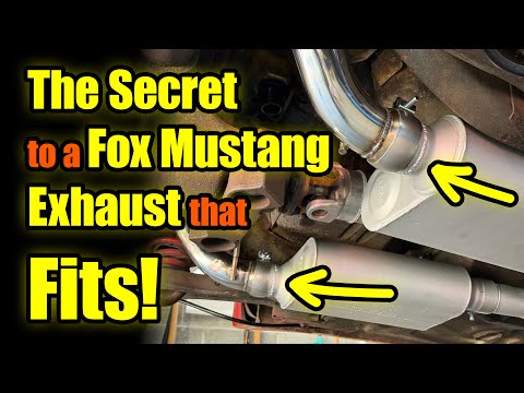 Building Fox Mustang Flowmaster Cat Back Exhaust that Fits