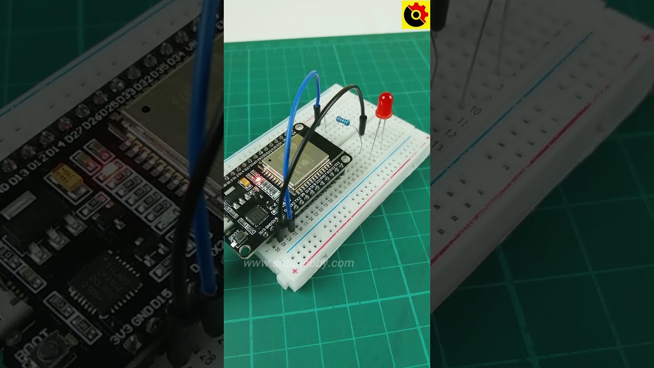 How to blink an LED with ESP32 board