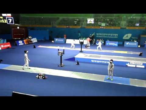 14.09.22 T16 - Ma Jianfei(CHN) vs Ali F A A Abbas(KUW) - 2014Incheon AG. Fencing MF Ind.