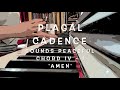 Cadences - Perfect, Imperfect, Plagal, Interrupted