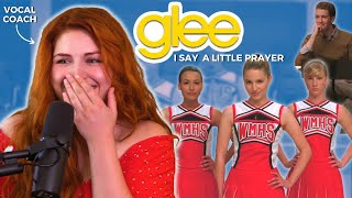 &quot;I Say A Little Prayer&quot; GLEE I Vocal Coach Reacts!