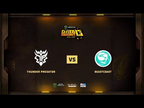 Thunder Predator vs beastcoast, Monster Energy DOTA Summit 13: NA, bo3 game 1 [Mila]