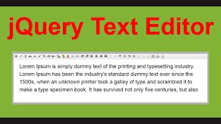 How to create jquery text editor with cleditor | Cleditor WYSIWYG  editor