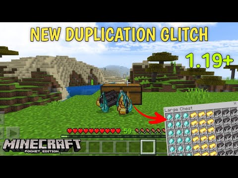 ARCHAK gaming - 1.19 Item Duplication Glitch! How to Duplicate any Items in Minecraft Pocket Edition Survival