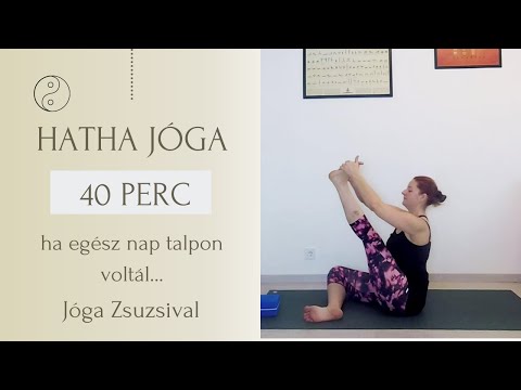39 perc HATHA JÓGA/NYÚJTÁS - ha egész nap talpon voltál #2 - Jóga Zsuzsival