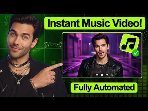 INSANE AI Tool Turns Any Song Into a Music Video Instantly! Automation 2.0