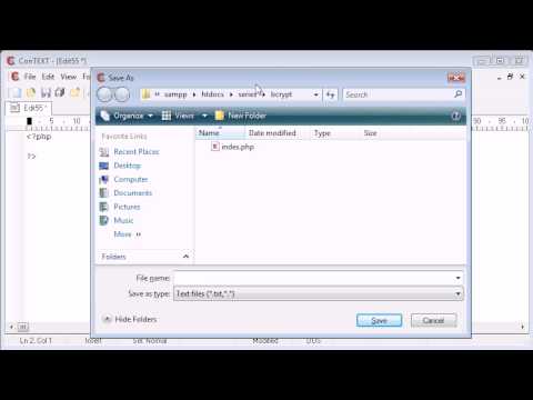 Beginner PHP Tutorial 5 Writing Your First PHP File