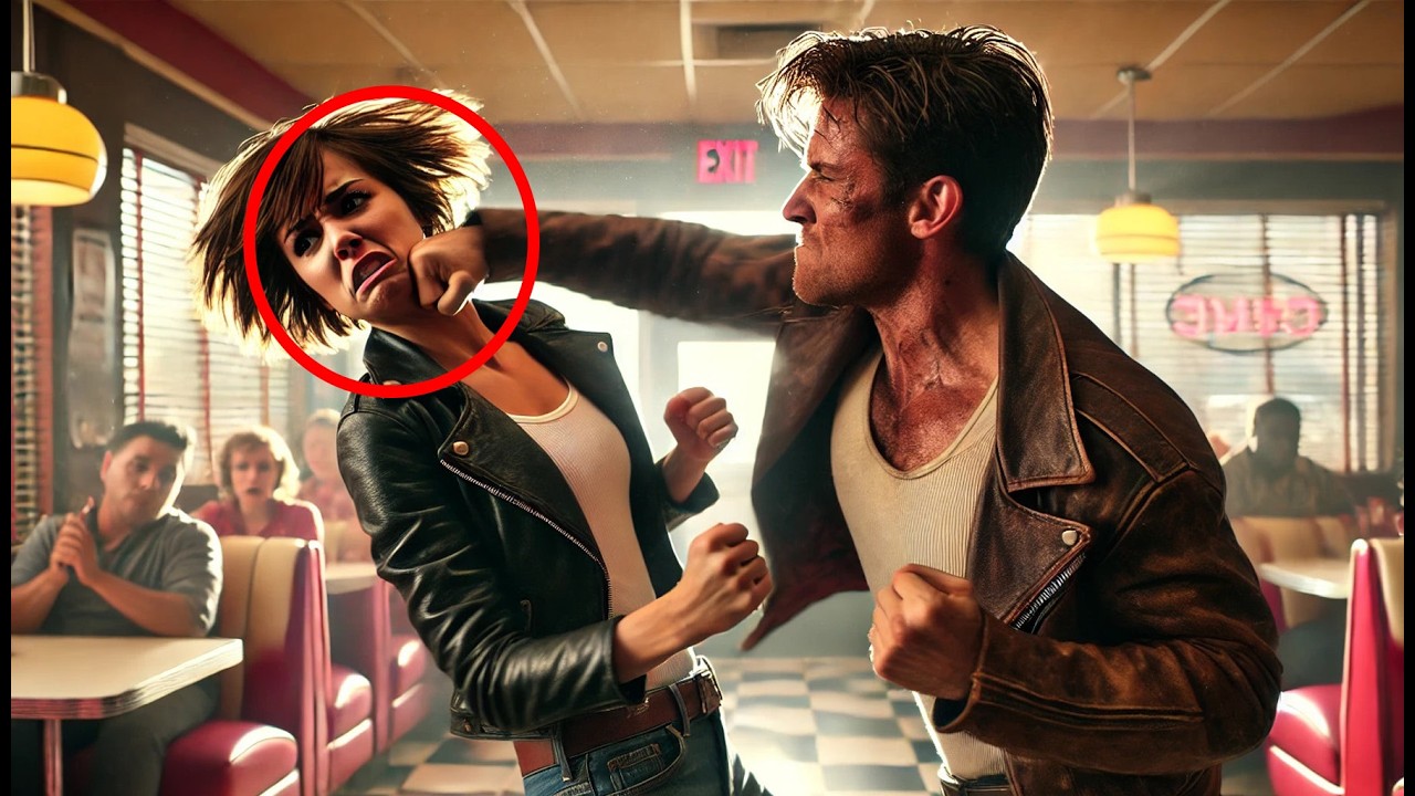 Biker Punches A Woman, Not Knowing Who Her Husband Is