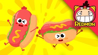 Hot dog song | Food songs | Nursery rhymes | REDMON