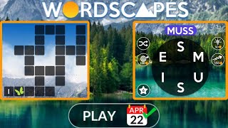 Wordscapes Daily Puzzle April 22, 2023