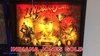 My Indiana Jones GOLD Pinball machine got Comet LEDs now