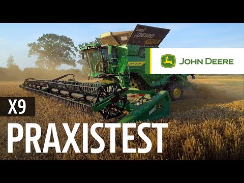Entdecken Sie die Leistungsfähigkeit der JOHN DEERE X9 Mähdrescher–im Einsatz in Schleswig-Holstein!