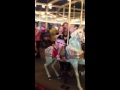 Kayla and Annabelle on the carousel