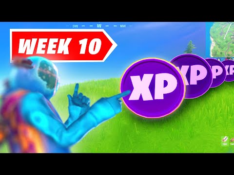 All PURPLE XP Coin Locations (Week 10 FREE XP Points)