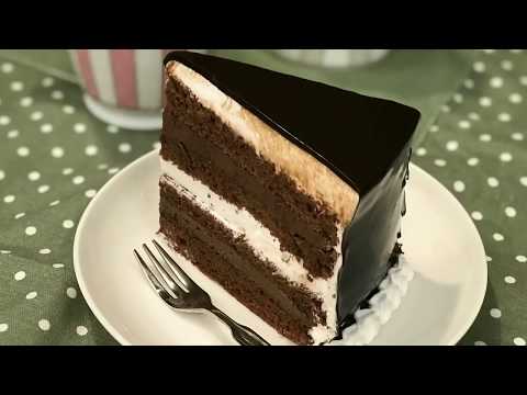 Dark and White Chocolate Cake 香浓巧克力奶油蛋糕