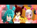 MMD [FNAF]-Animals [Toy Bonnie,Foxy,Mangle ...