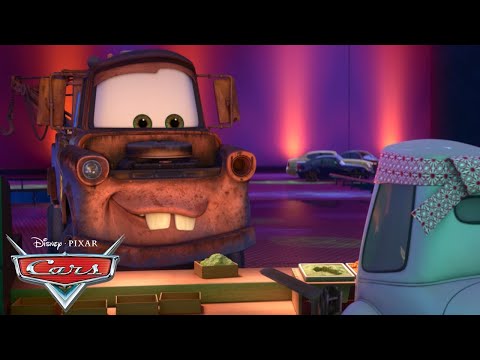 Mater Visits Tokyo! | Pixar Cars | @disneyjr