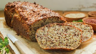 SUBSTITUA O PÃO! Zero Farinha, Pão SEM glúten feito de SEMENTES