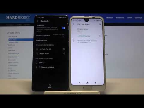 Connect Bluetooth Device - SHARP Aquos R2 Bluetooth Settings